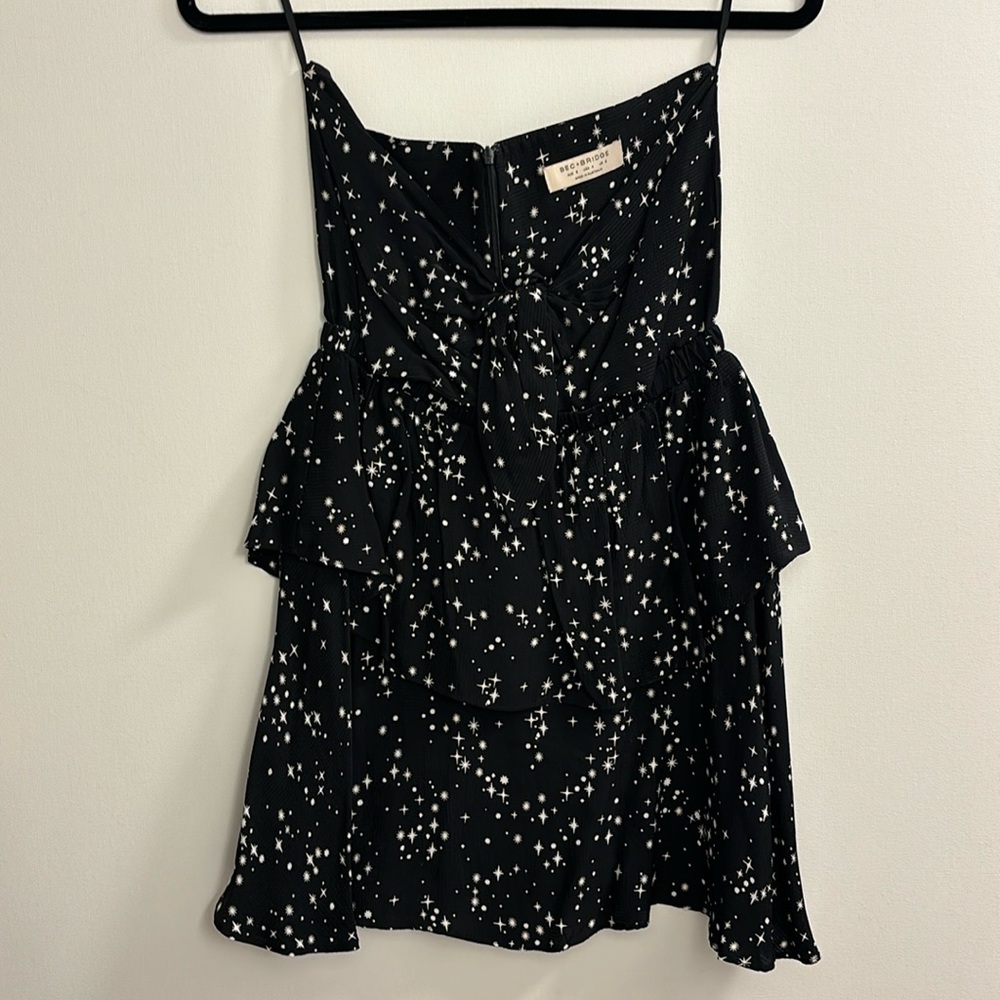 BEC + BRIDGE | petit miam tie front mini dress